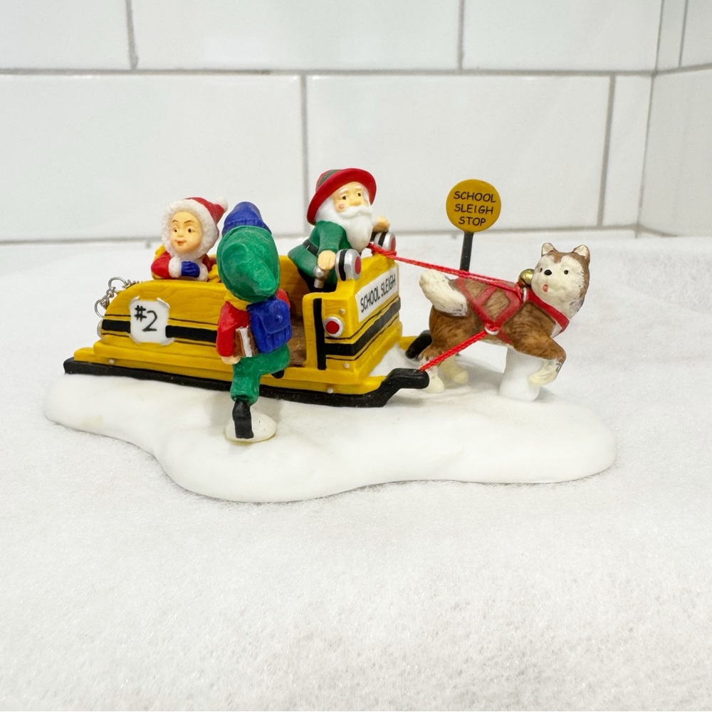 ❤️🎄❤️ Dept 56 | “School Sleigh Express”| North Pole Series ❤️🎄❤️